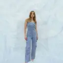  Combinaison bustier JEANS              H8128