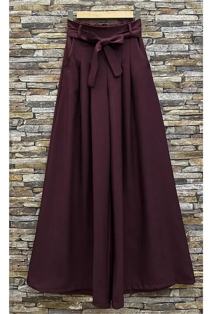 PANTALON TESSA BORDEAUX